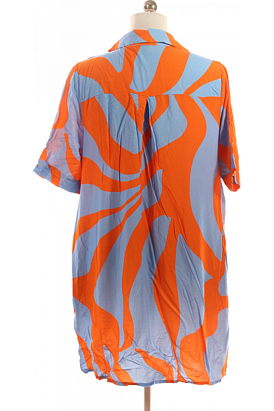 key largo Dámské tričko s krátkým rukávem a potiskem oranžové modré oversize Vel. M | key largo | obrázek 2