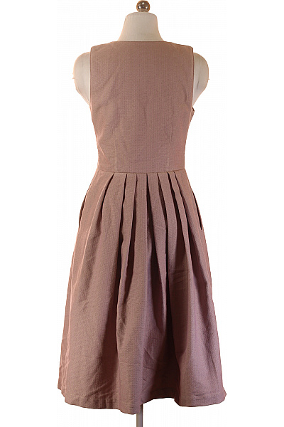 limberry Šaty bez rukávů růžové plisované elegantní midi Velikost 34 | limberry | obrázek 2