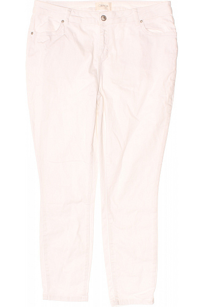 Cartoon Dámské Bílé Džíny Rovné S Kapsami Vel. M