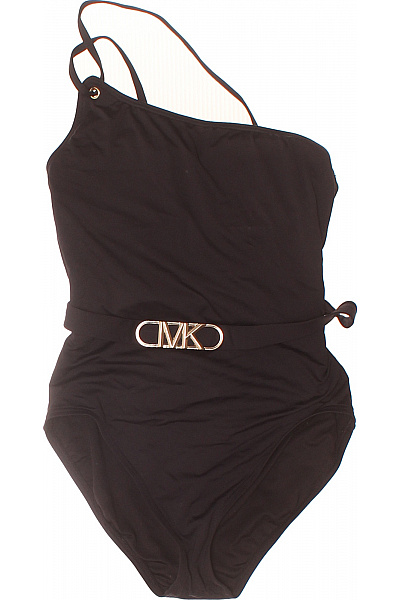 MICHAEL KORS černé jednodílné plavky asymetrické s páskem Vel. S | MICHAEL KORS | obrázek 2