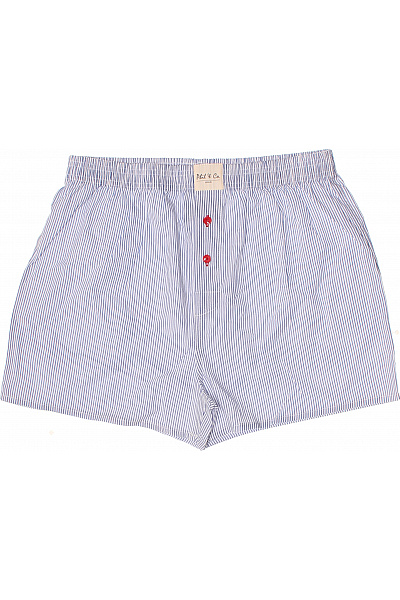 Phil-co-berlin Pánské Bavlněné Modré Pruhované Trenky Vel. L