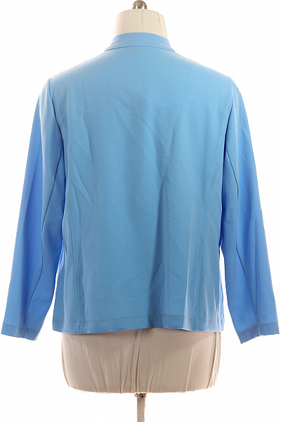 FRANK WALDER Dámské sako modré elegantní na běžné nošení Velikost US 18 | FRANK WALDER | obrázek 2