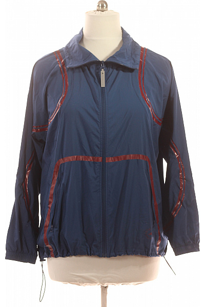 ADIDAS Pánská modrá větrová bunda se zipem Vel. L | ADIDAS | obrázek 2