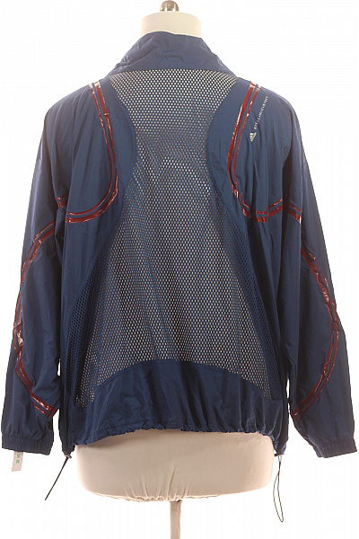 ADIDAS Pánská modrá větrová bunda se zipem Vel. L | ADIDAS | obrázek 3