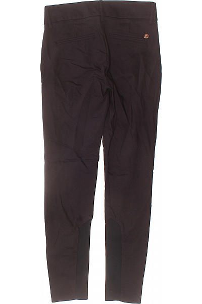 Mos Mosh Dámské černé bavlněné kalhoty s lampasem volnočasové Velikost 34 | Mos Mosh | obrázek 3