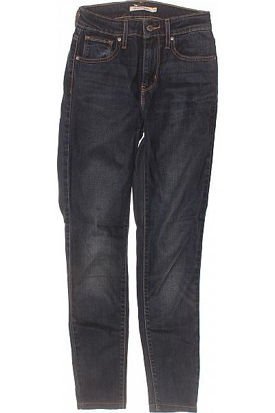 LEVIS Dámské Lyocellové Džíny Tmavě Modré Strečové Skinny S Vysokým Pasem Vel. 25