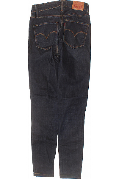 LEVIS Dámské lyocellové džíny tmavě modré strečové skinny s vysokým pasem Vel. 25 | LEVIS | obrázek 2