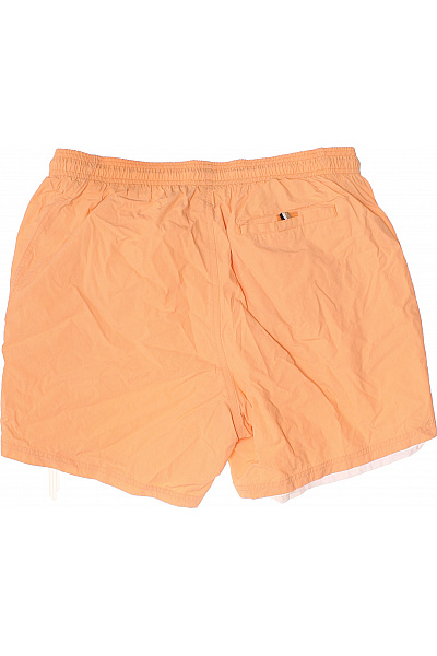 Hugo Boss pánské oranžové plavecké kraťasy s potiskem Vel. XL | Hugo Boss | obrázek 2