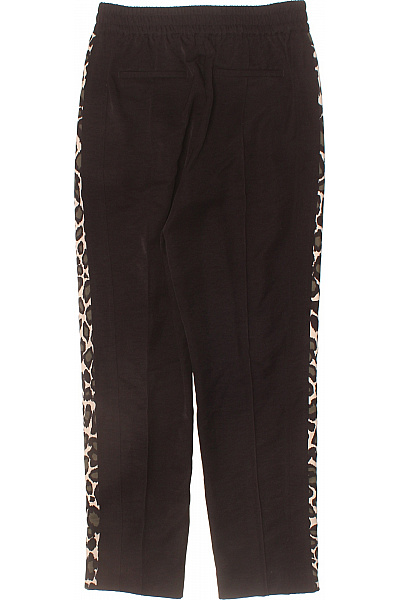 Scotch & Soda Dámské černé polyesterové tepláky s leopardím pruhem volné Vel. XS | Scotch & Soda | obrázek 3