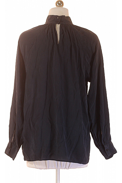 van Laack Dámská hedvábná halenka s dlouhým rukávem a stojáčkem Velikost 34 | van Laack | obrázek 3