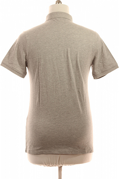 LAWRENCE GREY Pánské bavlněné tričko polo s límečkem a výšivkou basic šedé Vel. M | LAWRENCE GREY | obrázek 2