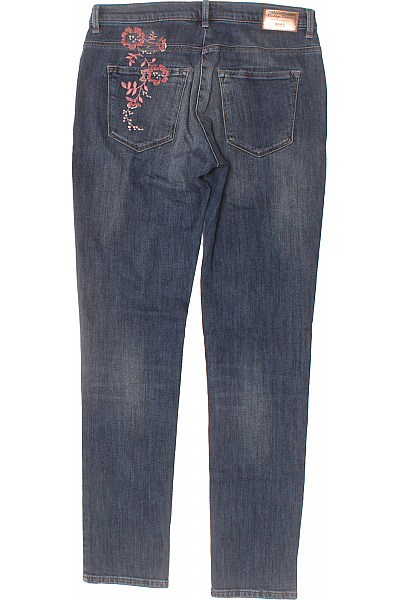 BRAX Dámské džíny květované vyšívané modré rovné Velikost 34 | BRAX | obrázek 2