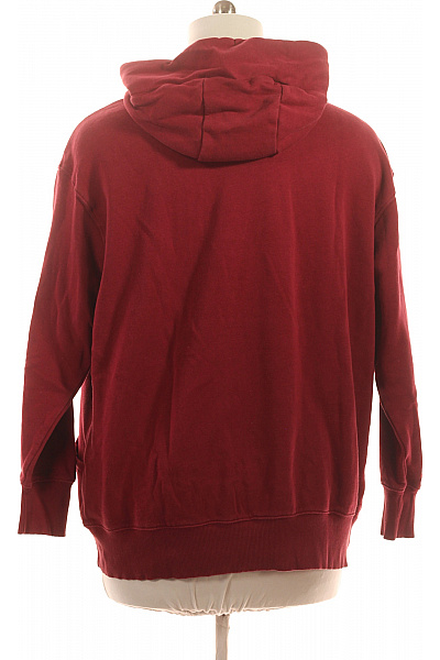 Nike pánská bavlněná mikina s kapucí a klokaní kapsou červená Vel. L | Nike | obrázek 3