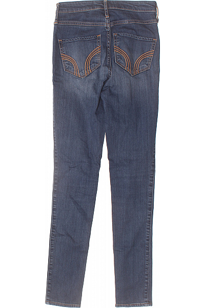 Hollister Dámské džíny skinny vysoký pas modré strečové Velikost w25 | Hollister | obrázek 2