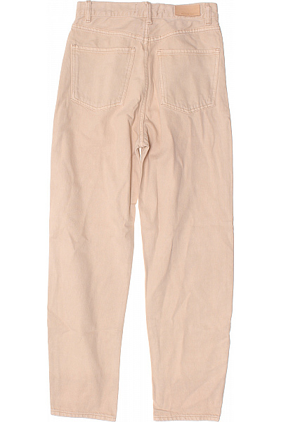 MANGO Dámské volné džíny béžové balonové s kapsami Vel. 34 | MANGO | obrázek 2