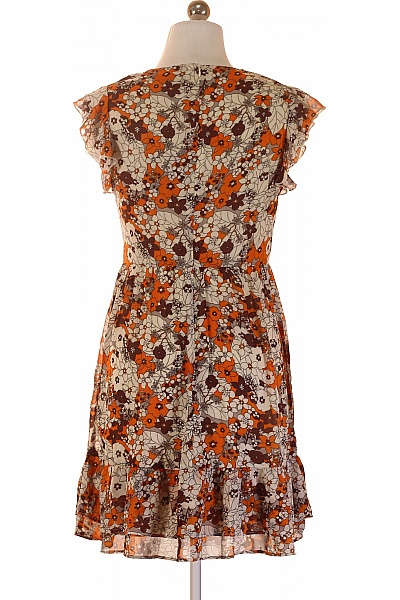QED LONDON dámské šaty krátký rukáv květované boho volné letní Vel. 38 | QED LONDON | obrázek 3