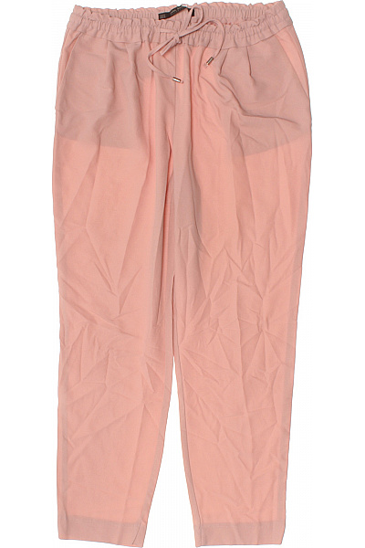 ZARA Dámské růžové volnočasové kalhoty s kapsami a gumou v pase Vel. m | ZARA | obrázek 2