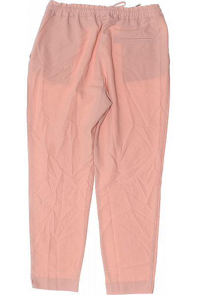 ZARA Dámské růžové volnočasové kalhoty s kapsami a gumou v pase Vel. m | ZARA | obrázek 3