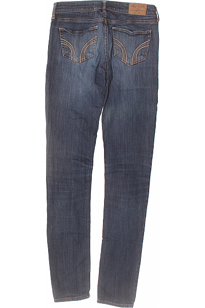 Hollister Dámské modré skinny džíny strečové seprané Vel. w26 | Hollister | obrázek 2