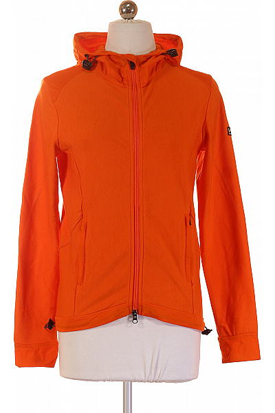Super.natural Dámská Oranžová Mikina S Kapucí Na Zip Sportovní Outdoor Funkční Vel. S