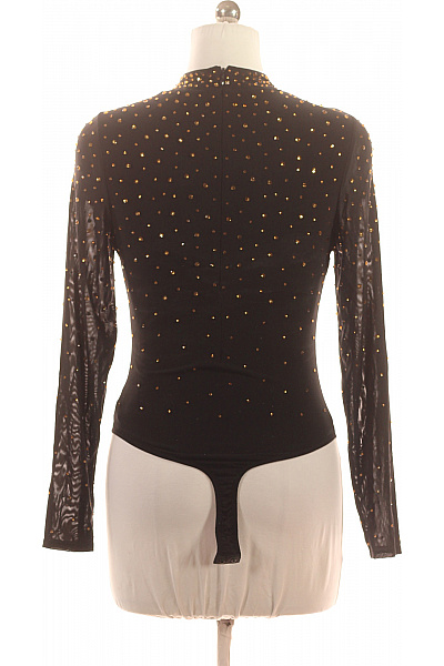 Guess Černé body Polyamidové s dlouhým rukávem síťované se stojáčkem zdobené Vel. L | Guess | obrázek 2