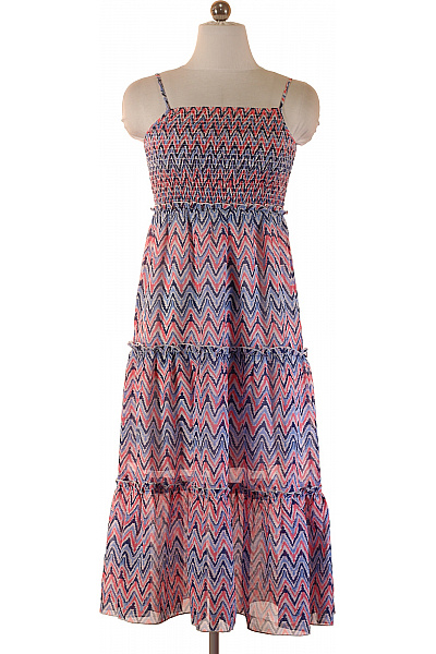 Happy Girls Dívčí šaty S Potiskem Cik-cak Vel. 140