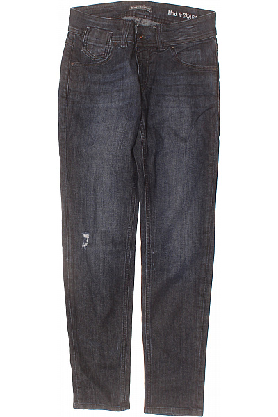 Marc O´Polo Dámské Džíny Modré Rovné S Dírami Vel. S