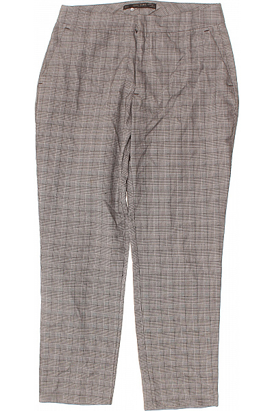 ZARA Dámské kostkované kalhoty elegantní volnočasové dlouhé šedé Vel. s | ZARA | obrázek 2