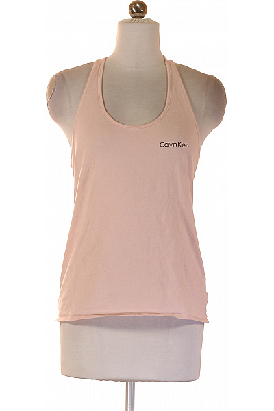 Calvin Klein růžové tílko bez rukávů basic Vel. S | Calvin Klein | obrázek 2
