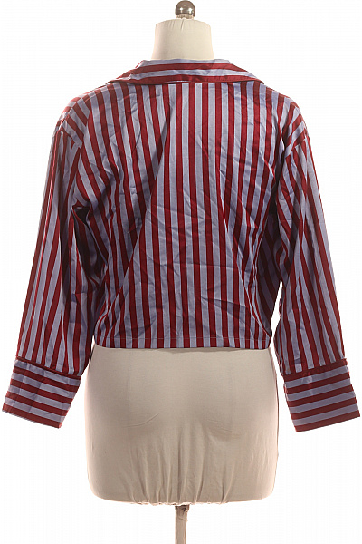 Hunkemoller dámské pruhované pyžamo crop červené Velikost M | Hunkemoller | obrázek 2