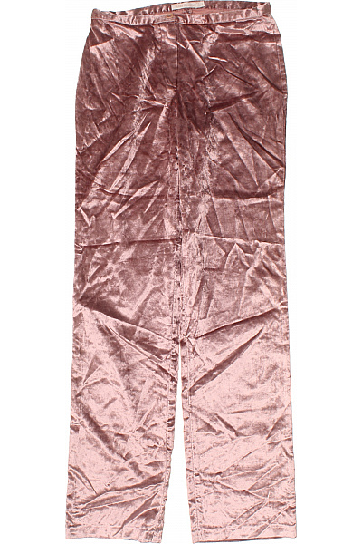 Guess Dámské dlouhé růžové sametové kalhoty volné ležérní na spaní Velikost EU 42 | Guess | obrázek 2