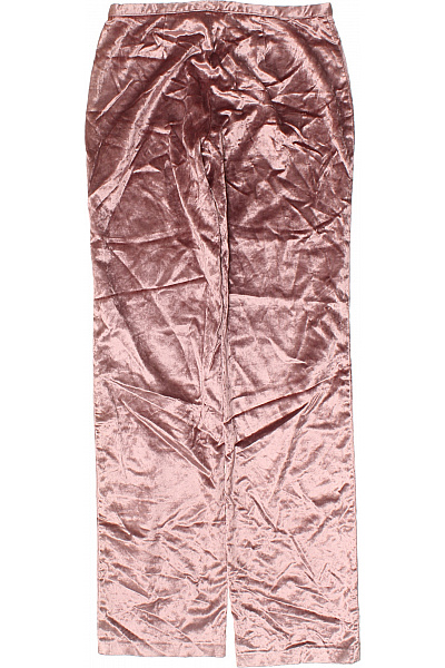 Guess Dámské dlouhé růžové sametové kalhoty volné ležérní na spaní Velikost EU 42 | Guess | obrázek 3