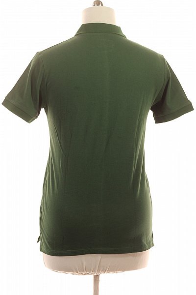 crone Pánské zelené bavlněné tričko s krátkým rukávem a límečkem basic polo Velikost L | crone | obrázek 2