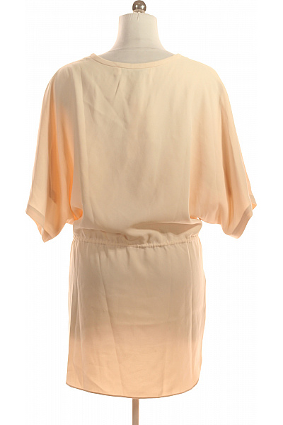 IRO Dámské šaty s krátkým rukávem a páskem béžové volnočasové letní Vel. 40 | IRO | obrázek 2