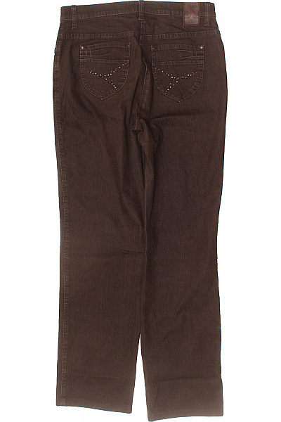 BRAX Dámské bavlněné hnědé džíny rovné kapsy klasické Vel. 38 | BRAX | obrázek 2