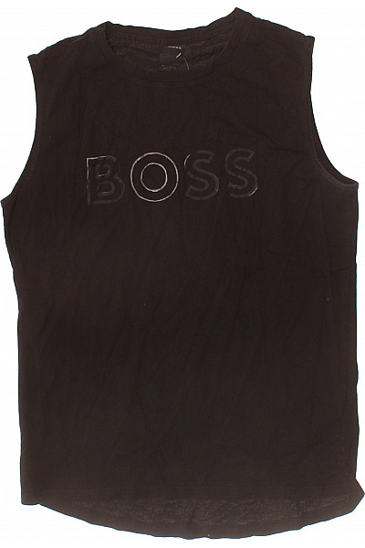 Hugo Boss Pánské černé Tílko S Nápisem Basic Vel. M