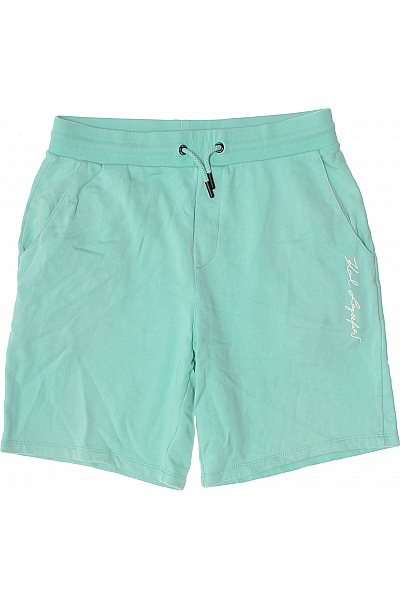 Karl Lagerfeld Kraťasy Volnočasové Krátké S Kapsami Stahovací Zelené Velikost M