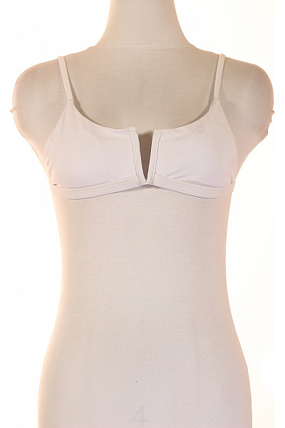 Mermaid Swimwear Dámská bílá podprsenka hladká braletová s úzkými ramínky | Mermaid Swimwear | obrázek 2