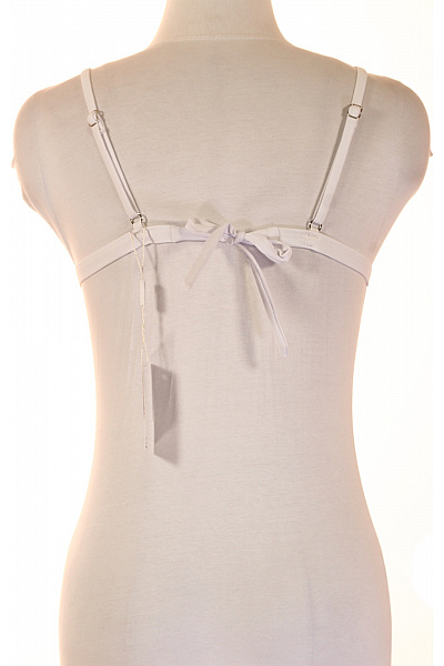 Mermaid Swimwear Dámská bílá podprsenka hladká braletová s úzkými ramínky | Mermaid Swimwear | obrázek 3