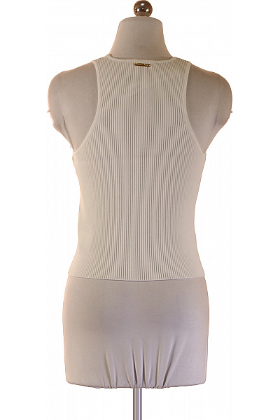 MICHAEL KORS Dámské tričko bez rukávů žebrované basic bílé Vel. S | MICHAEL KORS | obrázek 2