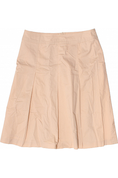 APART béžová bavlněná áčková sukně ke kolenům Vel. EU 36 | APART | obrázek 2