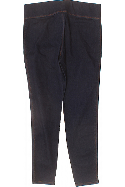 MANGO Dámské džíny strečové s gumou v pase úzké modré Velikost 42 | MANGO | obrázek 2