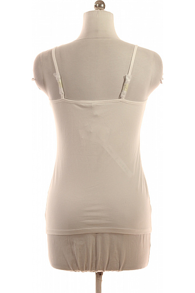 Sublevel Dámské bavlněné tílko basic bílé bez rukávů Velikost m | Sublevel | obrázek 3