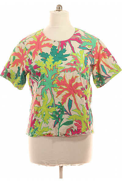 Le Comte Dámská halenka s krátkým rukávem a květinovým potiskem Vel. 48 | Le Comte | obrázek 2