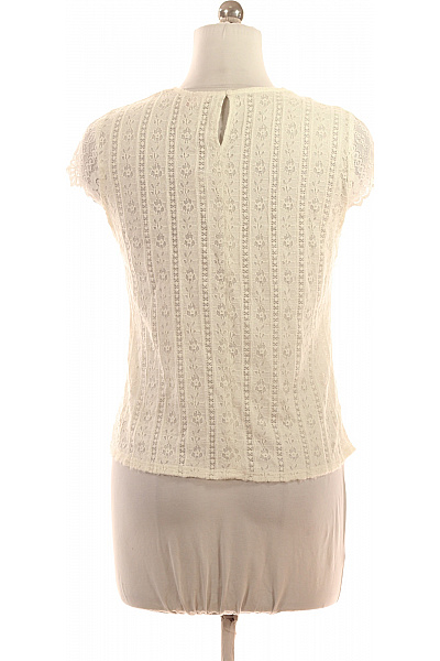 Spieth&Wensky Dámské tričko s krátkým rukávem bílé květinový vzor průhledné Velikost 38 | Spieth&Wensky | obrázek 2