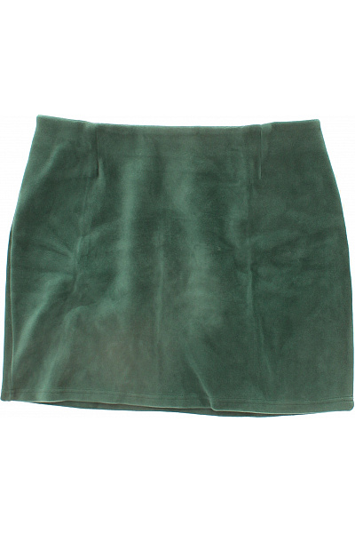 Weekday Zelená sametová mini sukně Velikost 40 | Weekday | obrázek 2