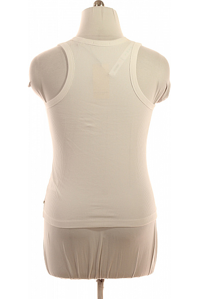 Scotch & Soda dámské bílé bavlněné tílko basic bez rukávů s kulatým výstřihem Vel. XL | Scotch & Soda | obrázek 2