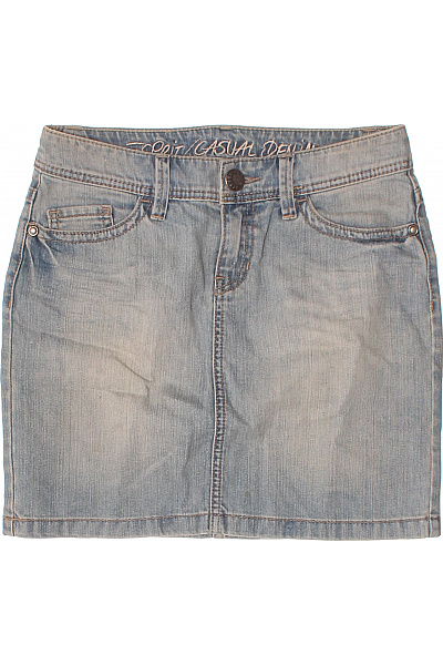 Esprit dámská džínová sukně nad kolena s kapsami modrá Velikost EU 26 | Esprit | obrázek 2