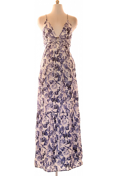 Scotch & Soda dlouhé šaty na ramínka s potiskem mušlí letní boho Velikost 38 | Scotch & Soda | obrázek 2