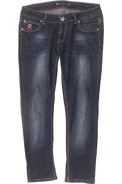 TOMMY HILFIGER Dámské Džíny Modré Strečové S Kapsami Rovné Velikost 33